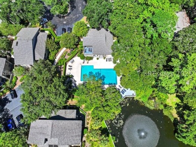This is the most special St. Andrews Villa end unit to be sold on Palmetto Dunes Golf Course and Resort in South Carolina - for sale on GolfHomes.com, golf home, golf lot