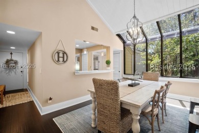 This is the most special St. Andrews Villa end unit to be sold on Palmetto Dunes Golf Course and Resort in South Carolina - for sale on GolfHomes.com, golf home, golf lot