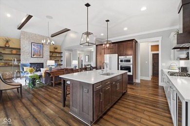 Experience breathtaking design and sophisticated comfort in this on Chatham Hills Golf Course in Indiana - for sale on GolfHomes.com, golf home, golf lot