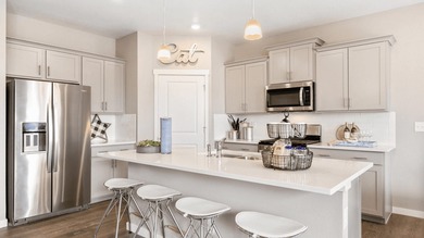 The Henley is a Gorgeous 2-story home offering 5 bedrooms, 3 on Riverdale Golf Club in Colorado - for sale on GolfHomes.com, golf home, golf lot