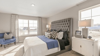 The Henley is a Gorgeous 2-story home offering 5 bedrooms, 3 on Riverdale Golf Club in Colorado - for sale on GolfHomes.com, golf home, golf lot