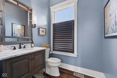 Experience breathtaking design and sophisticated comfort in this on Chatham Hills Golf Course in Indiana - for sale on GolfHomes.com, golf home, golf lot