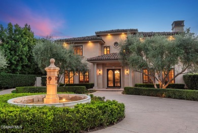 Authentic Mediterranean masterpiece with panoramic unobstructed on North Ranch Country Club in California - for sale on GolfHomes.com, golf home, golf lot