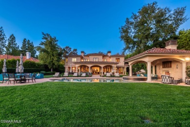 Authentic Mediterranean masterpiece with panoramic unobstructed on North Ranch Country Club in California - for sale on GolfHomes.com, golf home, golf lot