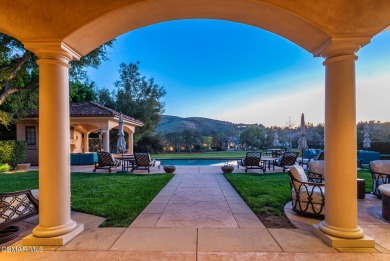 Authentic Mediterranean masterpiece with panoramic unobstructed on North Ranch Country Club in California - for sale on GolfHomes.com, golf home, golf lot