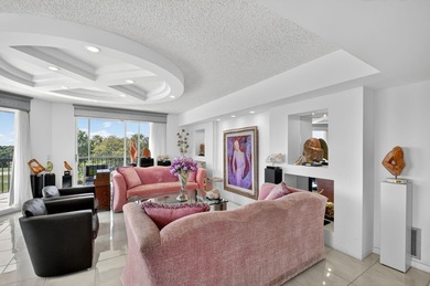 Spectacular golf, lake & tropical garden views from your wrap on Fountains Golf and Country Club in Florida - for sale on GolfHomes.com, golf home, golf lot