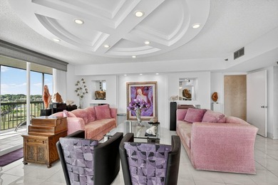 Spectacular golf, lake & tropical garden views from your wrap on Fountains Golf and Country Club in Florida - for sale on GolfHomes.com, golf home, golf lot