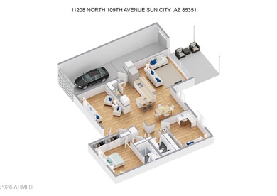 This home TRULY HAS IT ALL! Beautifully and completely remodeled on Sun City South Golf Course in Arizona - for sale on GolfHomes.com, golf home, golf lot