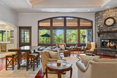 Sophisticated French country architecture that showcases the on Greenhorn Creek Resort in California - for sale on GolfHomes.com, golf home, golf lot