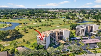 Spectacular golf, lake & tropical garden views from your wrap on Fountains Golf and Country Club in Florida - for sale on GolfHomes.com, golf home, golf lot