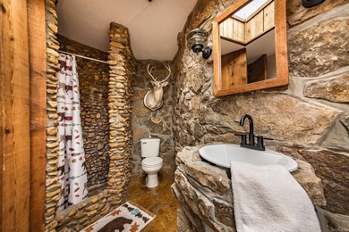 Stunning Mid-Century Mountain Retreat! Nestled among the trees on Mountain Ranch Golf Club in Arkansas - for sale on GolfHomes.com, golf home, golf lot