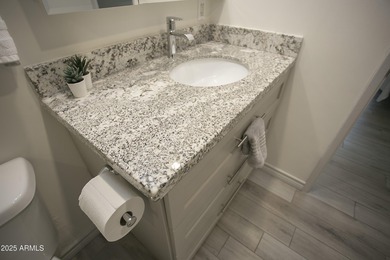 Outstanding open-concept contemporary remodel! Kitchen is chefs on Scottsdale Shadows in Arizona - for sale on GolfHomes.com, golf home, golf lot