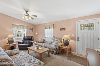 Welcome to this cozy manufactured home located in the desirable on Tucson Estates Golf Course in Arizona - for sale on GolfHomes.com, golf home, golf lot