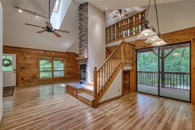 Welcome to 142 Golden Mist Ct! A well-built cabin located at the on Sapphire National Golf Club in North Carolina - for sale on GolfHomes.com, golf home, golf lot