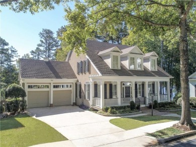 LAKEFRONT LIVING with over 180' of Lake Kedron views and on Canongate At Flat Creek Club in Georgia - for sale on GolfHomes.com, golf home, golf lot