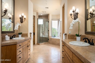 This stunning, timeless residence in Turquoise Ridge is nestled on Desert Mountain Club - Apache Golf Course in Arizona - for sale on GolfHomes.com, golf home, golf lot