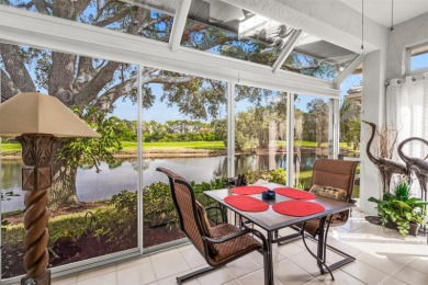 Golf Course & Water Views from this pristine 2BR/2BA villa in on The Meadows Golf and Country Club in Florida - for sale on GolfHomes.com, golf home, golf lot