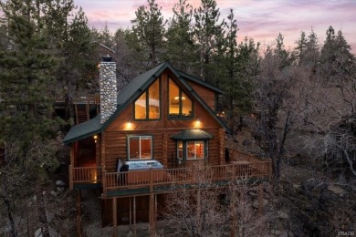 Discover the ultimate mountain getaway in this gorgeous full-log on Big Bear Mountain Ski and Golf Resort in California - for sale on GolfHomes.com, golf home, golf lot