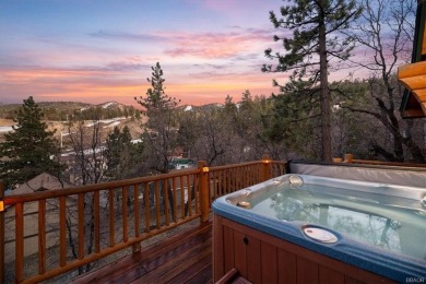 Discover the ultimate mountain getaway in this gorgeous full-log on Big Bear Mountain Ski and Golf Resort in California - for sale on GolfHomes.com, golf home, golf lot