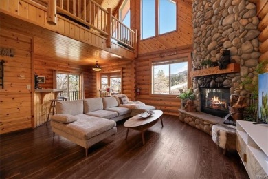 Discover the ultimate mountain getaway in this gorgeous full-log on Big Bear Mountain Ski and Golf Resort in California - for sale on GolfHomes.com, golf home, golf lot