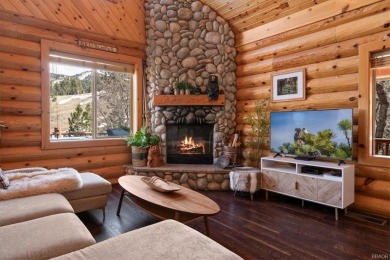 Discover the ultimate mountain getaway in this gorgeous full-log on Big Bear Mountain Ski and Golf Resort in California - for sale on GolfHomes.com, golf home, golf lot