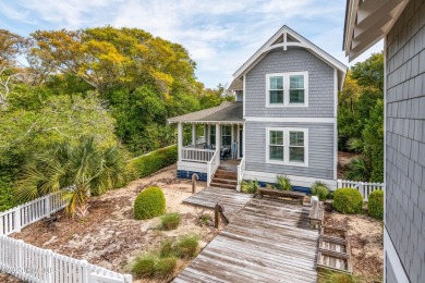 Exuding curb appeal, this four-bedroom, 3.5-bath 2017-built home on Bald Head Island Golf Club in North Carolina - for sale on GolfHomes.com, golf home, golf lot