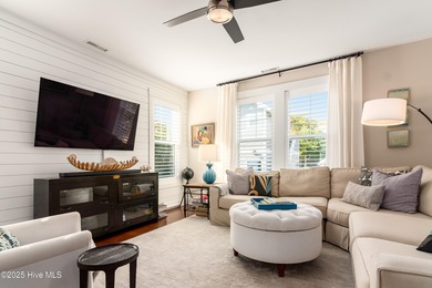 Exuding curb appeal, this four-bedroom, 3.5-bath 2017-built home on Bald Head Island Golf Club in North Carolina - for sale on GolfHomes.com, golf home, golf lot