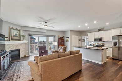 Discover this inviting 3-bedroom, 2-bath condo on the third on Elks Lodge 590 in Iowa - for sale on GolfHomes.com, golf home, golf lot