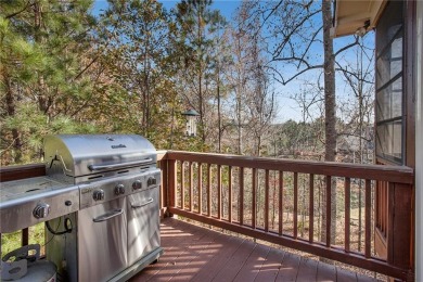 Imagine coming home each day to a relax by the stacked stone on The Highlands Course at Lake Arrowhead in Georgia - for sale on GolfHomes.com, golf home, golf lot