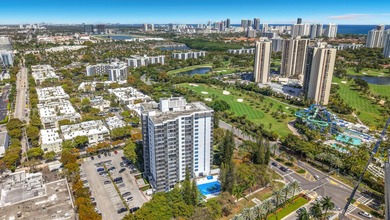 Spacious 7th floor unit w/ beautiful skyline, golf course, & on Turnberry Isle Resort and Club in Florida - for sale on GolfHomes.com, golf home, golf lot