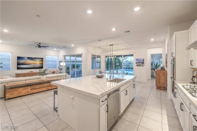 Experience unparalleled luxury and serenity in this contemporary on Reflection Bay Golf Club in Nevada - for sale on GolfHomes.com, golf home, golf lot