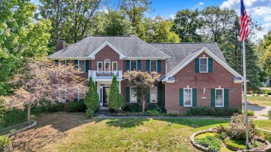 Step into this impeccably maintained home, where a grand on Prestwick Country Club in Indiana - for sale on GolfHomes.com, golf home, golf lot