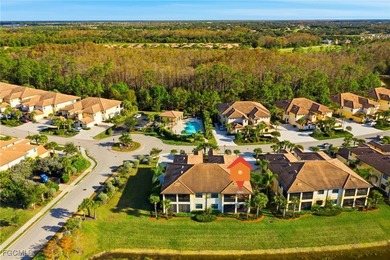 Located directly across from the Casella community pool and on Pelican Preserve Golf Club in Florida - for sale on GolfHomes.com, golf home, golf lot