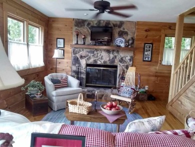 The most adorable, all wood, cabin with a magnificent view in on Sky Valley Resort and Country Club in Georgia - for sale on GolfHomes.com, golf home, golf lot