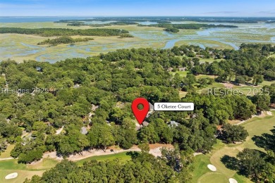Meticulously maintained, single level, golf view (#6 & #7 North on Moss Creek Golf Club in South Carolina - for sale on GolfHomes.com, golf home, golf lot