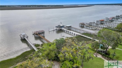 Southern charm meets coastal luxury at this pristine on Wilmington Island Club in Georgia - for sale on GolfHomes.com, golf home, golf lot