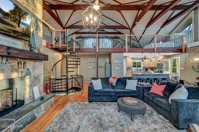 Stunning Roamingwood Lakefront Retreat in The Hideout - Fully on The Hideout Golf in Pennsylvania - for sale on GolfHomes.com, golf home, golf lot