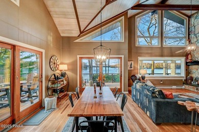 Stunning Roamingwood Lakefront Retreat in The Hideout - Fully on The Hideout Golf in Pennsylvania - for sale on GolfHomes.com, golf home, golf lot