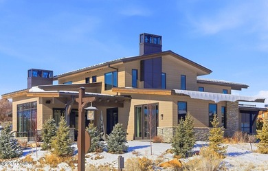 Mountain Contemporary 5 BR residence with elevated design on Talisker Club At Tuhaye in Utah - for sale on GolfHomes.com, golf home, golf lot