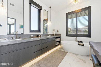 Mountain Contemporary 5 BR residence with elevated design on Talisker Club At Tuhaye in Utah - for sale on GolfHomes.com, golf home, golf lot