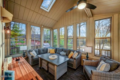 Stunning Roamingwood Lakefront Retreat in The Hideout - Fully on The Hideout Golf in Pennsylvania - for sale on GolfHomes.com, golf home, golf lot