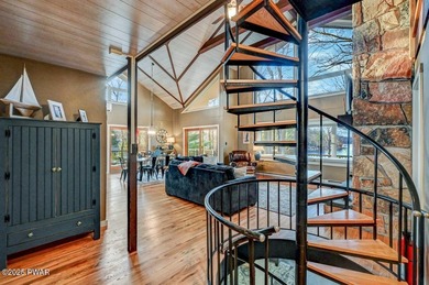 Stunning Roamingwood Lakefront Retreat in The Hideout - Fully on The Hideout Golf in Pennsylvania - for sale on GolfHomes.com, golf home, golf lot