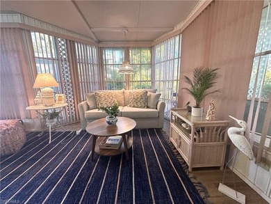 This charming cottage-style mobile home is located in the serene on Copperleaf Golf Club in Florida - for sale on GolfHomes.com, golf home, golf lot