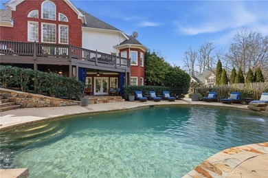 Discover an exceptional home in the highly sought-after, gated on Alpharetta Athletic Club East in Georgia - for sale on GolfHomes.com, golf home, golf lot