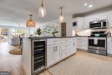 Experience lakefront living at its finest in this fully updated on Fairfield Plantation Golf and Country Club in Georgia - for sale on GolfHomes.com, golf home, golf lot