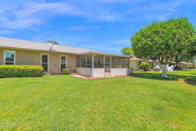 In the heart of Sun City, just steps from the lush Greenbelt and on PalmBrook Country Club in Arizona - for sale on GolfHomes.com, golf home, golf lot