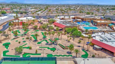 In the heart of Sun City, just steps from the lush Greenbelt and on PalmBrook Country Club in Arizona - for sale on GolfHomes.com, golf home, golf lot