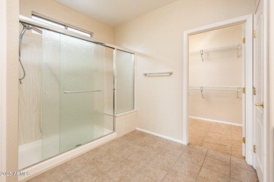 Highly desireable Borgata model featuring solar heated pool on Sun City Grand Golf Couse and Club in Arizona - for sale on GolfHomes.com, golf home, golf lot