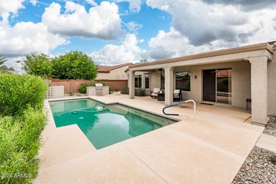 Highly desireable Borgata model featuring solar heated pool on Sun City Grand Golf Couse and Club in Arizona - for sale on GolfHomes.com, golf home, golf lot