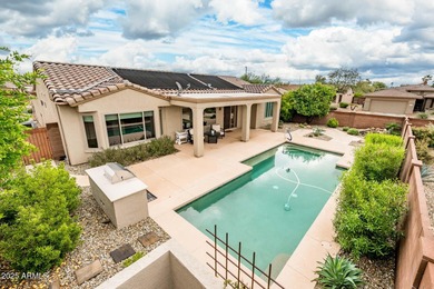 Highly desireable Borgata model featuring solar heated pool on Sun City Grand Golf Couse and Club in Arizona - for sale on GolfHomes.com, golf home, golf lot